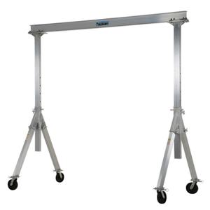 VESTIL AHA-2-8-12 Adjustable Gantry Crane, 2000 lb., 8 x 12 Feet Size, Silver, Aluminum | AG7LEF