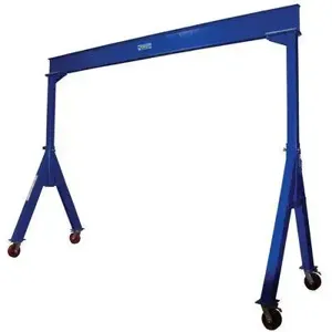 VESTIL AHS-10-15-10 Adjustable Height Steel Gantry Crane, 10000 Lb. Capacity, 15 Feet x 10 Feet | AG7LFR