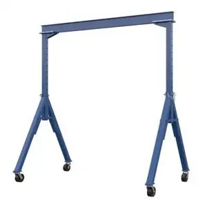 VESTIL AHS-6-10-12 Adjustable Height Steel Gantry Crane, 6000 Lb. Capacity, 10 Feet x 12 Feet | AG7LGY