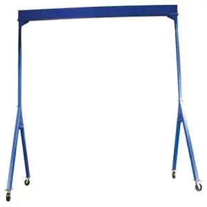 VESTIL AHS-8-20-16 Adjustable Height Steel Gantry Crane, 8000 Lb. Capacity, 20 Feet x 16 Feet | AG7LHY