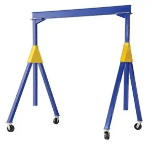 VESTIL AHSN-2-10-12 Knock down Adjustable Steel Gantry Crane, 2000 Lb. Capacity, 10 Feet x 12 Feet | AG7LJB