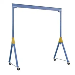 VESTIL AHSN-6-15-16 Knock down Adjustable Steel Gantry Crane, 6000 Lb. Capacity, 15 Feet x 16 Feet | AG7LKJ