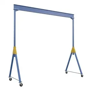 VESTIL AHSN-6-20-16 Knock down Adjustable Steel Gantry Crane, 6000 Lb. Capacity, 20 Feet x 16 Feet | AG7LKP