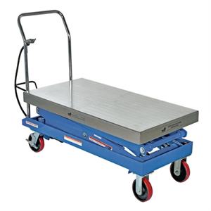 VESTIL AIR-1500-D Air Steel Cart, 1500 Lb. Capacity, 24 Inch x 47.25 Inch Size | AG7LQX