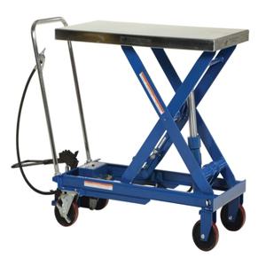 VESTIL AIR-1750 Air Steel Cart, 1750 Lb. Capacity, 20 Inch x 39.5 Inch Size | AG7LQZ