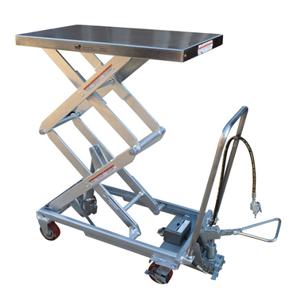 VESTIL AIR-800-D-PSS Air Stainless Steel Cart, 800 Lb. Capacity, 20 Inch x 35.5 Inch Size | AG7LRE