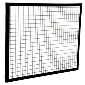 VESTIL APG-M-35 Adjustable Perimeter Guard Panel, 3 x 5 Feet, Black | AG7LVK