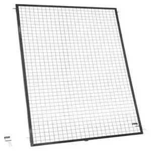 VESTIL APG-M-85 Adjustable Perimeter Guard Panel, 8 x 5 Feet, Black | AG7LVT