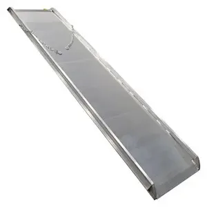 VESTIL AWR-28-10B Aluminium Wheel Walk Ramp, Hook Style, 120 Inch x 28 Inch Size | AG7MCW