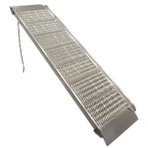 VESTIL AWR-G-28-8A Aluminium Grip Struct Walk Ramp, 96 Inch Length x 28 Inch Width | AG7MEL