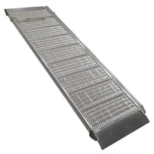 VESTIL AWR-G-38-10A Aluminium Grip Struct Walk Ramp, 120 Inch Length x 38 Inch Width | AG7MEN