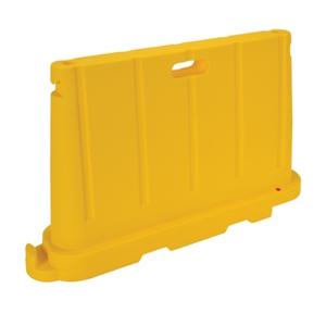 VESTIL BCD-7636-YL Stackable Polyethylene Barricade, Yellow | AG7MKR