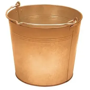 VESTIL BKT-BRZ-250 Bronze Pail, 2.5 Gallon Capacity | CE3AKE