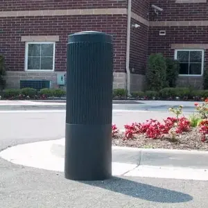 VESTIL BPC-DR-B Bollard Cover, 52 Inch Size | AG7MRK