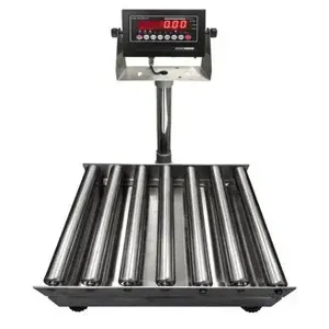 VESTIL BS-915RT-2424-1000 Bench Scale, Stainless Steel Tray, Roll Top, 1000 Lb. Capacity | CE3ANJ