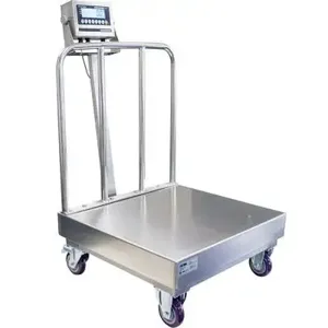 VESTIL BS-915SSBW-2424-500 Bench Scale, Portable, 500 Lb. Capacity, 24 x 24 Inch Size | CE3ANV