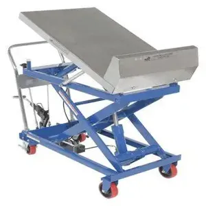 VESTIL CART-1000-LT Sequence Lift And Tilt Cart, 1000 Lb. Capacity, 22 Inch x 33.6 Inch Size | AG7PBF