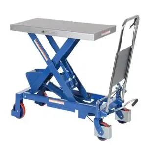 VESTIL CART-1750 Hydraulic One Scissor Cart, 1750 Lb. Capacity, 20 Inch x 39.5 Inch Size | AG7PBQ