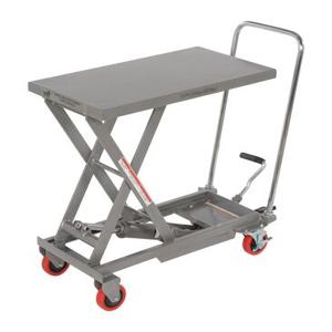 VESTIL CART-200-ALUM Aluminium Elevating Cart, 220 Lb. Capacity, 15.75 Inch x 27 Inch Size | AG7PBY