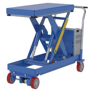 VESTIL CART-2000-2040-CTD Scissor Cart, DC Powered, 1000 Lb. Capacity, 36 x 24 Inch Size | CE3ARD