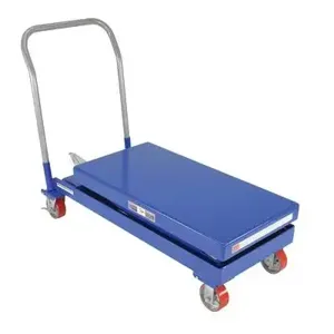 VESTIL CART-2000-2040-FP Scissor Cart, DC Powered, 1500 Lb. Capacity, 36 x 24 Inch Size | CE3ARF