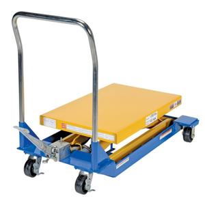 VESTIL CART-23-10-M Foot Pump Scissor Cart, 1000 Lb. Capacity, 36 Inch x 24 Inch Size | AG7PCB
