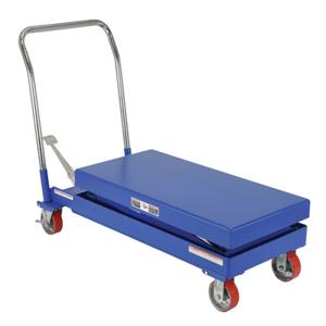 VESTIL CART-2500-2040-FP Foot Pump Powered Scissor Cart, 1500 Lb. Capacity, 48 x 40 Inch Size | CE3ARW