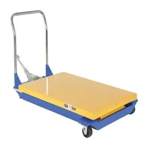 VESTIL CART-32-10-M Scissor Cart, Stainless Steel, 500 Lb. Capacity | CE3ARY