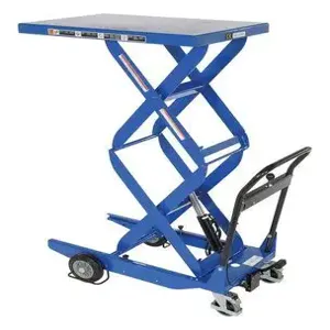 VESTIL CART-400-D-HR Double Scissor Cart, 400 Lb. Capacity, 23.6 Inch x 35.4 Inch Size | AG7PCP