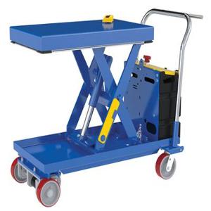 VESTIL CART-500-2033-CTD Traction Drive, Hydraulic Elevating Cart, 20 x 33 Inch Size, 500 Lb. Capacity | CE3ATK