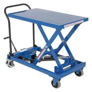 VESTIL CART-600-S-FR Heavy duty Premium Scissor Cart, 600 Lb. Capacity, 19 Inch x 33 Inch Size | AG7PDB