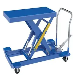 VESTIL CART-LP-2000-2040-FP Low Profile Scissor Cart, Foot Pump Operated, 2000 Lb. Cap., 20 x 40 Inch Size | CE3ATZ