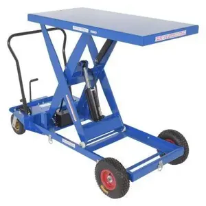 VESTIL CART-PN-1000 Pneumatic Tire Hydraulic Cart, 1000 Lb. Capacity | AG7PDP