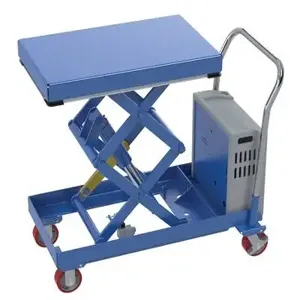 VESTIL CARTD-1000-2033-DC Hydraulic Elevating Cart, 1000 Lb. Capacity, 12VDC, 20 x 33 Inch Size | CE3ATR