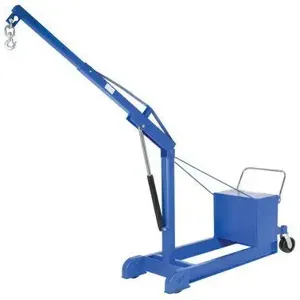 VESTIL CBFC-1000-AIR Floor Crane, Counter Balanced, Air Powered, 1000 Lb. Capacity | CE3AUU