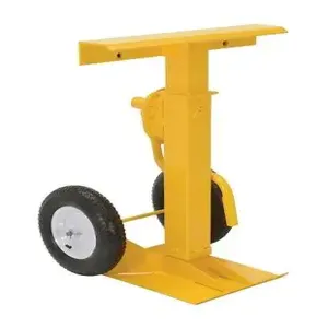 VESTIL CJ-BEAM-PN Stabilizing Jack Pneumatic Wheels, 50000 Lb. Capacity | AG7PHZ