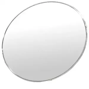 VESTIL CNVX-12 Acrylic Convex Indoor, Mirror, 12 Inch Width, Silver | AG7PJY