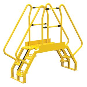 VESTIL COLA-2-56-32 Alternating Cross-over Ladder, 86 x 73 Inch Size, 8-Step | AG7PLH