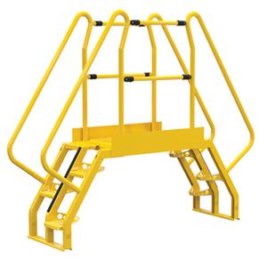 VESTIL COLA-2-56-44 Alternating Cross-over Ladder, 93 x 73 Inch Size, 8-Step | AG7PLJ