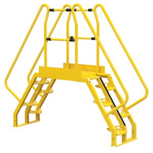 VESTIL COLA-3-56-32 Alternating Cross-over Ladder, 97 x 81 Inch Size, 10-Step | AG7PLR
