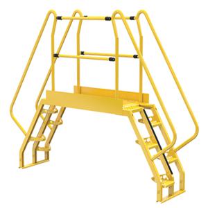 VESTIL COLA-3-56-56 Alternating Cross-over Ladder, 118 x 81 Inch Size, 10-Step | AG7PLU