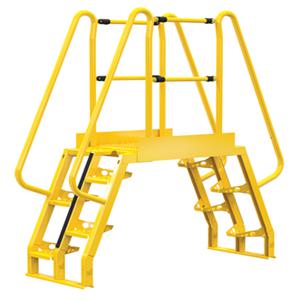 VESTIL COLA-3-68-32 Alternating Cross-over Ladder, 73 x 81 Inch Size, 10-Step | AG7PLW