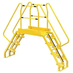 VESTIL COLA-4-56-44 Alternating Cross-over Ladder, 104 x 91 Inch Size, 14-Step | AG7PMB