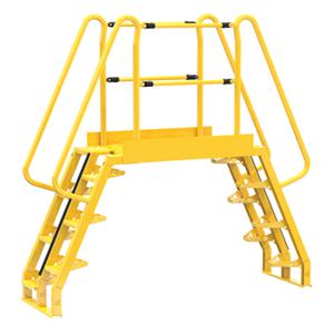 VESTIL COLA-4-68-44 Alternating Cross-over Ladder, 81 x 91 Inch Size, 14-Step | AG7PMF