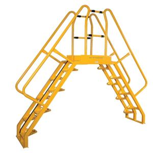 VESTIL COLA-5-56-20 Alternating Cross-over Ladder, 106 x 103 Inch Size, 16-Step | AG7PMH