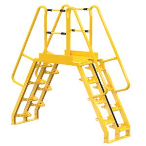 VESTIL COLA-5-68-20 Alternating Cross-over Ladder, 77 x 103 Inch Size, 16-Step | AG7PMM