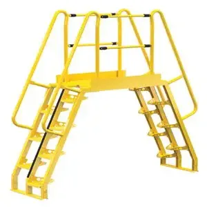 VESTIL COLA-5-68-44 Alternating Cross-over Ladder, 105 x 103 Inch Size, 16-Step | AG7PMP