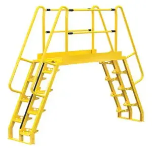 VESTIL COLA-5-68-56 Alternating Cross-over Ladder, 122 x 103 Inch Size, 16-Step | AG7PMQ