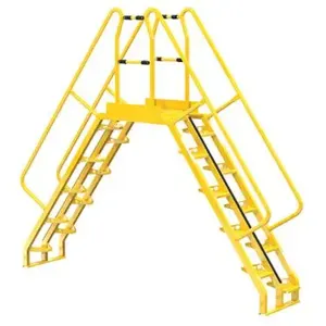 VESTIL COLA-6-56-20 Alternating Cross-over Ladder, 122 x 115 Inch Size, 20-Step | AG7PMR