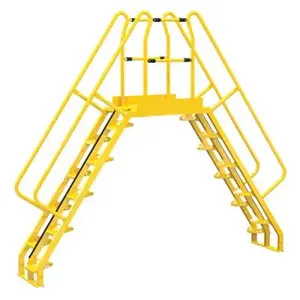 VESTIL COLA-6-56-32 Alternating Cross-over Ladder, 129 x 115 Inch Size, 20-Step | AG7PMT